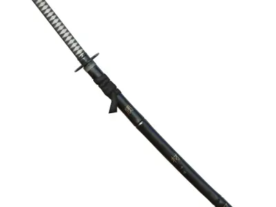 Katana 01 Low-poly 3D model