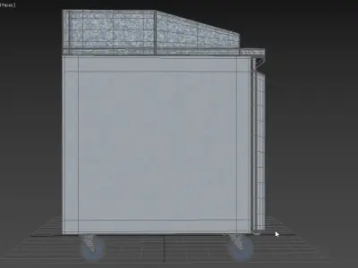U-Line Pizza Prep Table Refrigerators UCPP466 SS61A 3D model