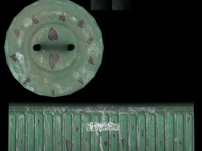 Biscuit tin Free low-poly 3D model