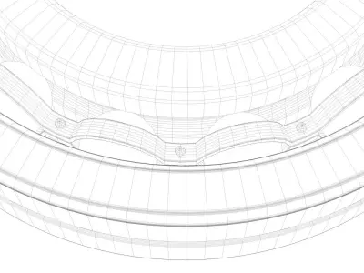 A set of models of six ball and roller bearings 3D model