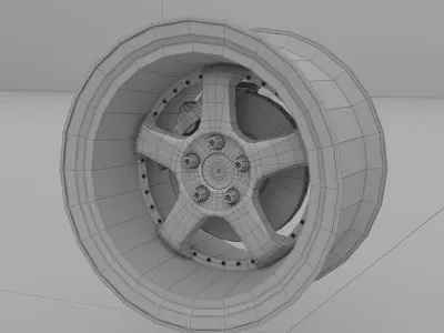 SSR rim 3D model