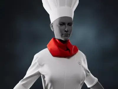 Fimale cloths part 1 Low-poly 3D model