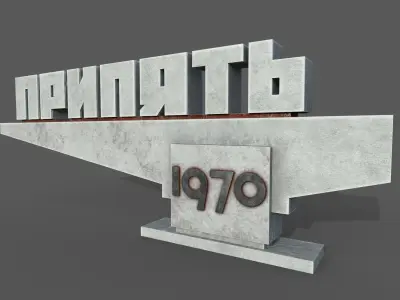 Stella Pripyat Low-poly 3D model
