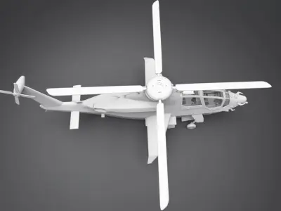 Bell 360 Invictus Scale model 3D print model