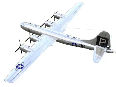 Boeing B-29 Superfortress 3D model