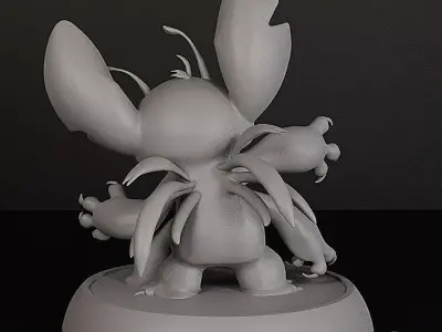 Stitch Four-Armed Power-Up 3D Printable 3D print model