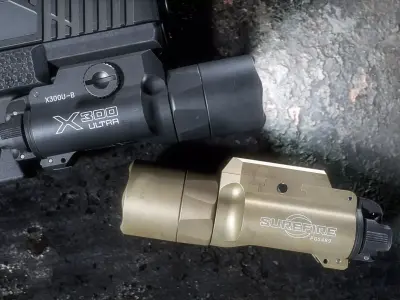 Surefire X300U-B Weapon Mounted Light Low-poly 3D model