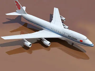 Air China Boeing 3D model