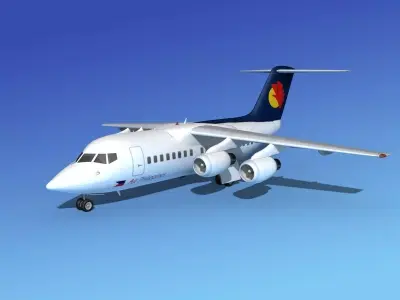 BAe 146-100 Air Philippines 3D model