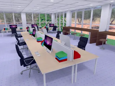 Paper Trays SHC Quick Office LM Low-poly 3D model