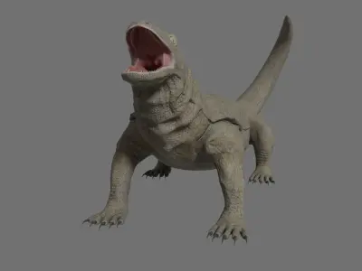 KOMODO DRAGON 3D model