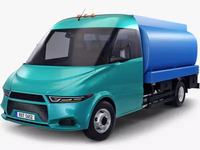 Generic Light Truck Tank v 1 3D model