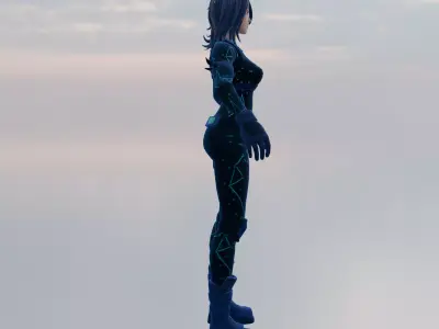 Astra Low-poly 3D model