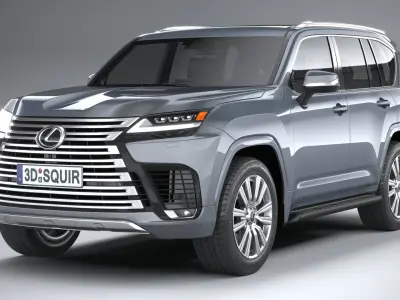 Lexus LX 600 2022 3D model purchase