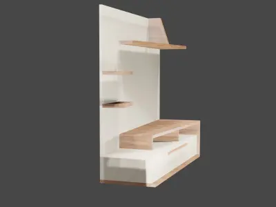 tv table Free low-poly 3D model