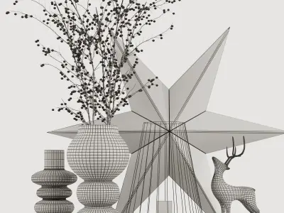 Decorative set 11 Free 3D model