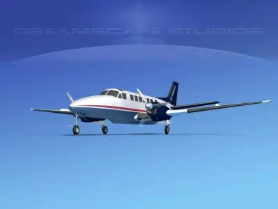 Beechcraft B99 Williams Charter 3D model