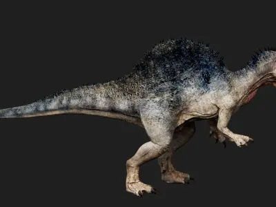 Spinosaurus Low-poly 3D model