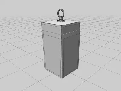 Lantern  Low-poly 3D model