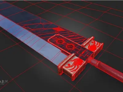 Buster Sword - Final Fantasy 3D model