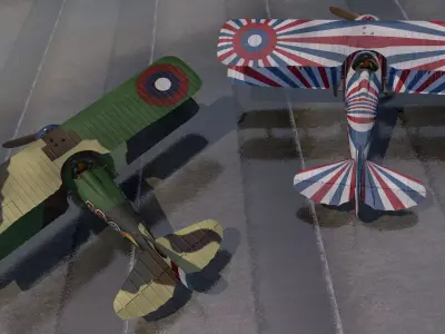 Spad XIII - S-13 3D model