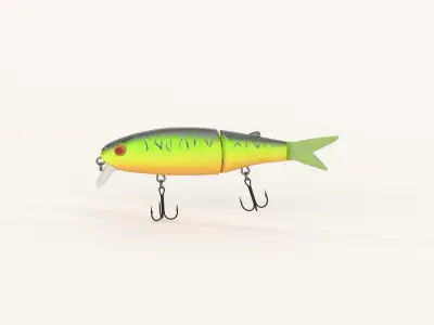 swimbait fishing lure v3 3D model