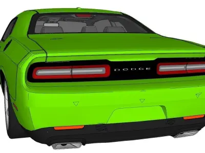 Dodge 2015 Challenger R-T 3D model