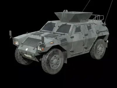 Light Armored Mobility Vehicle 3D model