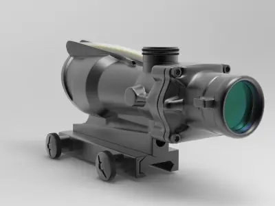 Tricon ACOG 4x scope 3D model
