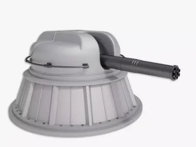 AK-630 gun  3D model