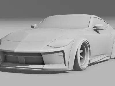 Nissan Fairlady Z RZ34 400Z Liberty Walk Free 3D model