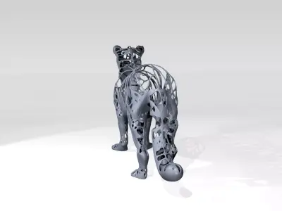 Leopard Dust Voronoi 3D model