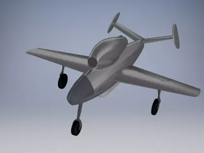 Henschel Hs 132 3D model