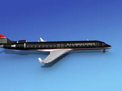 Bombardier CRJ700 US Air Express 3D model