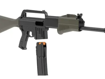 Franchi SPAS-15 3D model