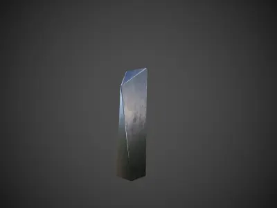 Mysterious Monoliths Low-poly 3D model