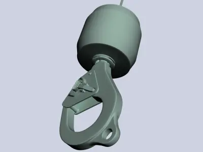Hook for Hoist for Helicopter 3D print model