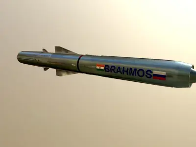 BrahMos Cruise Missile Low-poly 3D model