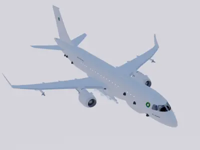 Embraer Sea Sultan 1000 Low-poly 3D model