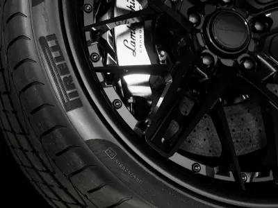 Pirelli 355 25 ZR21 107Y XL CLEAN 3D model
