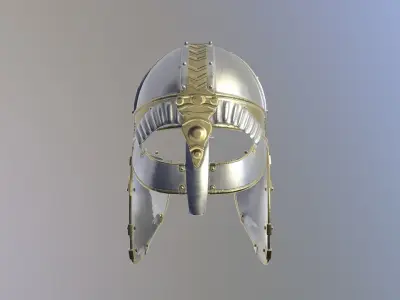 Knight Metal Helmet  3D model