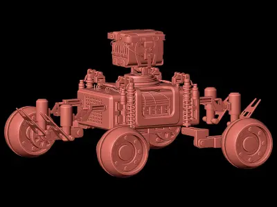 Robot 2 - Only Mesh 3D model