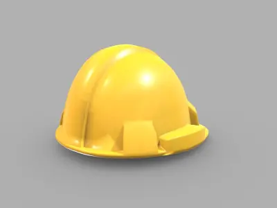 Hard Hat Low Poly PBR Realistic Low-poly 3D model