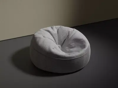 bean buff chair Free 3D model