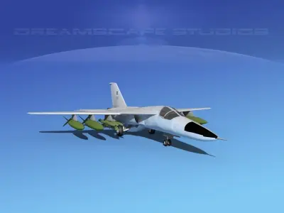 General Dynamics FB-111 Aardvark V06 3D model