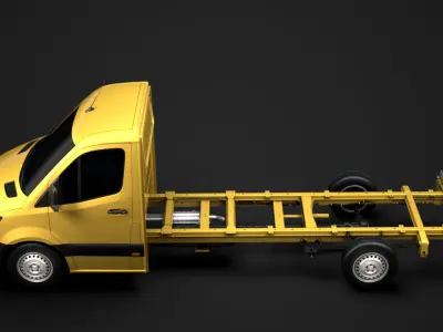 Freightliner Sprinter Chassis Single Cab L3 RWD 2020 3D model