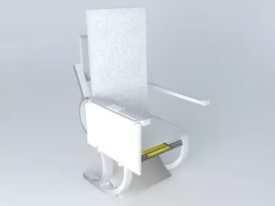 GoldenJet Brand Seat Free 3D model