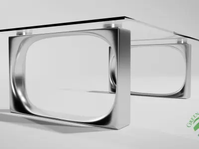 Modern Glass Table 02 Free 3D model