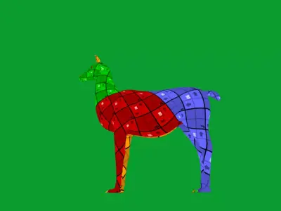 Guanaco Free 3D model