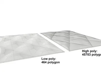 Floor mat Free low-poly 3D model
